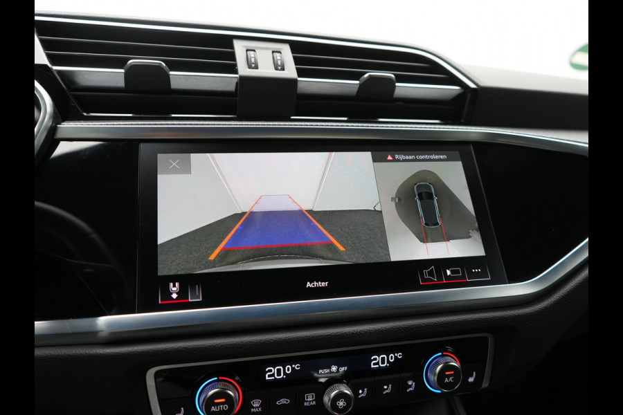 Audi Q3 45 TFSI e 2x S Line PHEV 245pk Dealer O.H. | Trekhaak Afn. | Adaptive Cruise | 360 Camera | Matrix LED | Sportstoelen Memory & Verwarmd | Keyless | Blis | Apple Carplay | Sfeerverlichting | 20"L.M | Navigatie | DAB | Plug In Hybrid |