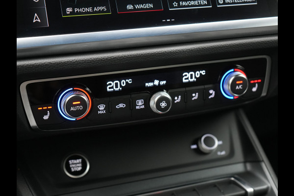 Audi Q3 45 TFSI e 2x S Line PHEV 245pk Dealer O.H. | Trekhaak Afn. | Adaptive Cruise | 360 Camera | Matrix LED | Sportstoelen Memory & Verwarmd | Keyless | Blis | Apple Carplay | Sfeerverlichting | 20"L.M | Navigatie | DAB | Plug In Hybrid |