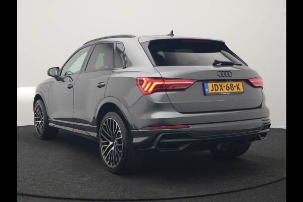Audi Q3 45 TFSI e 2x S Line PHEV 245pk Dealer O.H. | Trekhaak Afn. | Adaptive Cruise | 360 Camera | Matrix LED | Sportstoelen Memory & Verwarmd | Keyless | Blis | Apple Carplay | Sfeerverlichting | 20"L.M | Navigatie | DAB | Plug In Hybrid |