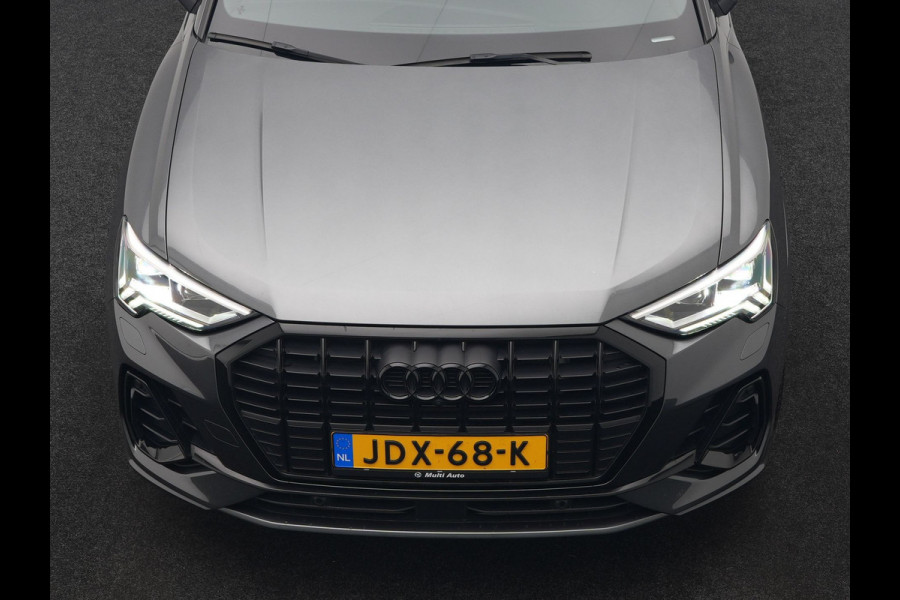 Audi Q3 45 TFSI e 2x S Line PHEV 245pk Dealer O.H. | Trekhaak Afn. | Adaptive Cruise | 360 Camera | Matrix LED | Sportstoelen Memory & Verwarmd | Keyless | Blis | Apple Carplay | Sfeerverlichting | 20"L.M | Navigatie | DAB | Plug In Hybrid |