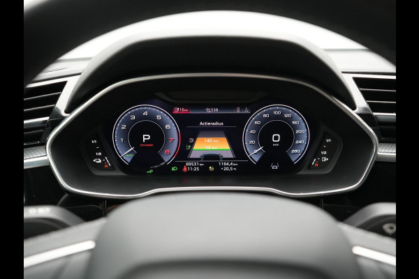 Audi Q3 45 TFSI e 2x S Line PHEV 245pk Dealer O.H. | Trekhaak Afn. | Adaptive Cruise | 360 Camera | Matrix LED | Sportstoelen Memory & Verwarmd | Keyless | Blis | Apple Carplay | Sfeerverlichting | 20"L.M | Navigatie | DAB | Plug In Hybrid |