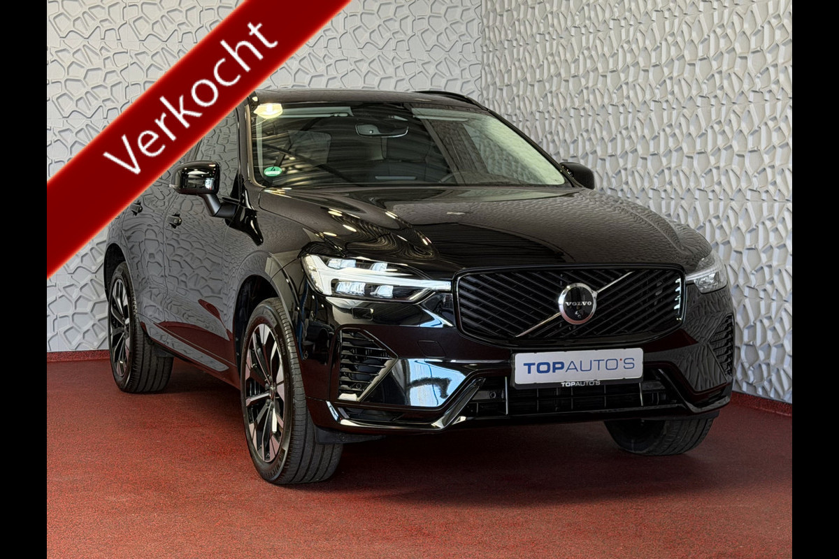 Volvo XC60 2.0 T6 AWD ULTRA DARK NW MODEL ELEK.TREKHAAK HARMAN KARDON HEADUP 360.CAM LEER SCHUIFDAK PHEV Plug in Hybrid ✅ Top Auto's Wijchen ,  Altijd een Ruim aanbod van Volvo's i  BUSINESS / CORE / BRIGHT / DARK / ULTRA DARK / PLUS DARK / BLACK EDITION  / ESSENTIAL / T6 / T8 ✅