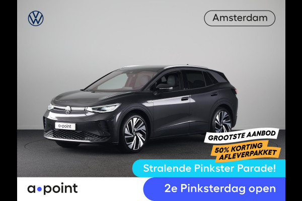 Volkswagen ID.4 Max 77 kWh | Panoramadak | SoH 88,96 % | Navigatie | 360 camera | Apple Carplay/Android Auto | Elek verstelbare stoel(en) | 21" Velgen | Elek Achterklep | Dode hoek Sensoren |