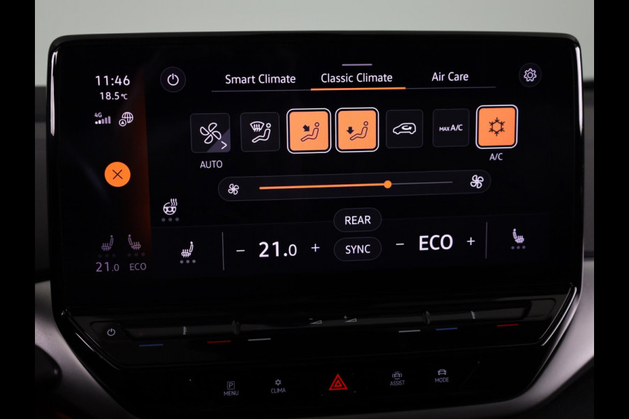 Volkswagen ID.4 Max 77 kWh | Panoramadak | SoH 88,96 % | Navigatie | 360 camera | Apple Carplay/Android Auto | Elek verstelbare stoel(en) | 21" Velgen | Elek Achterklep | Dode hoek Sensoren |