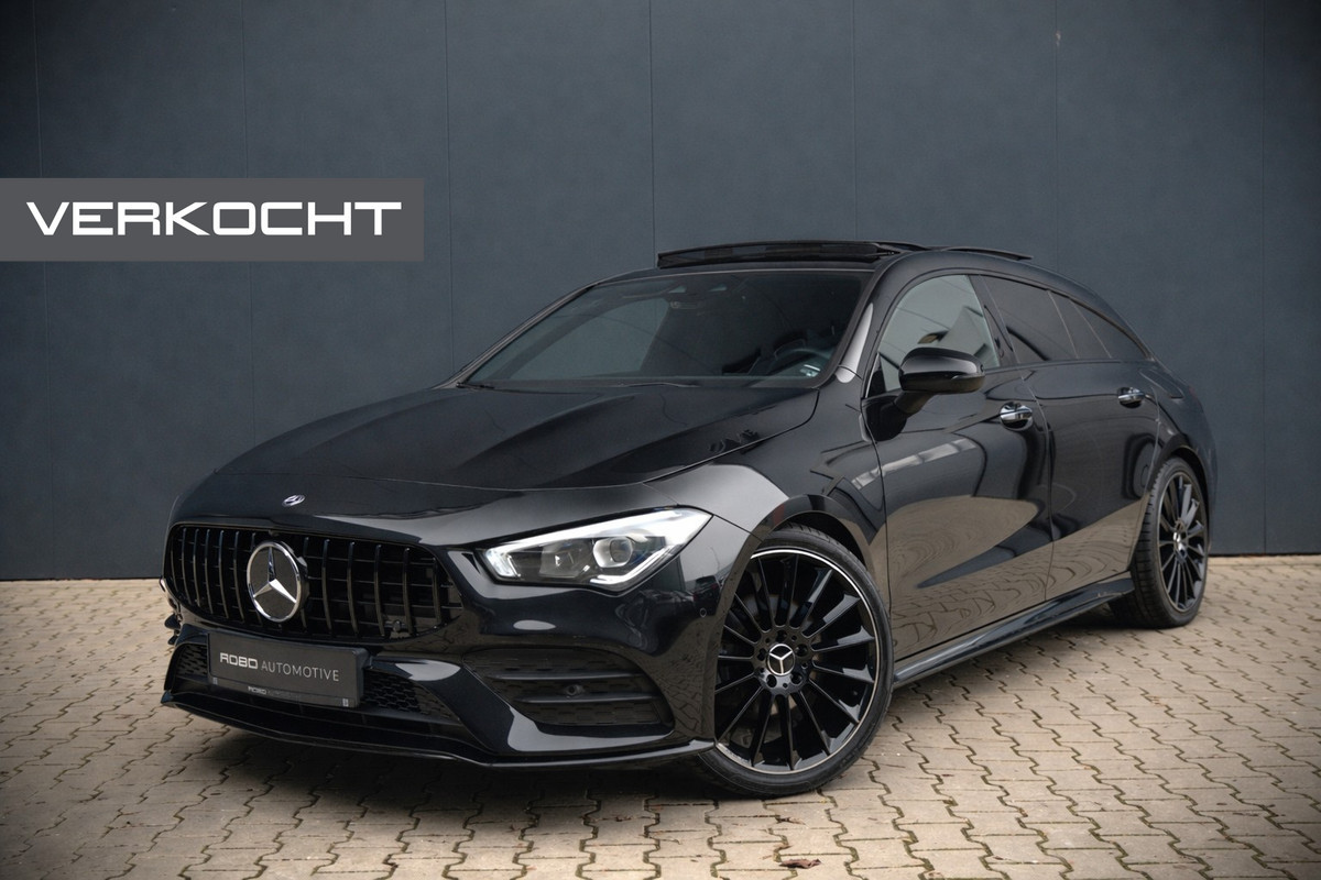Mercedes-Benz CLA-Klasse Shooting Brake 250 e Business Solution AMG Limited | Panoramadak | Stoelverwarming | Memory Seats | Keyless | Ambiance Verlichting | Apple Carplay | Camera | Cruise Control | Trekhaak