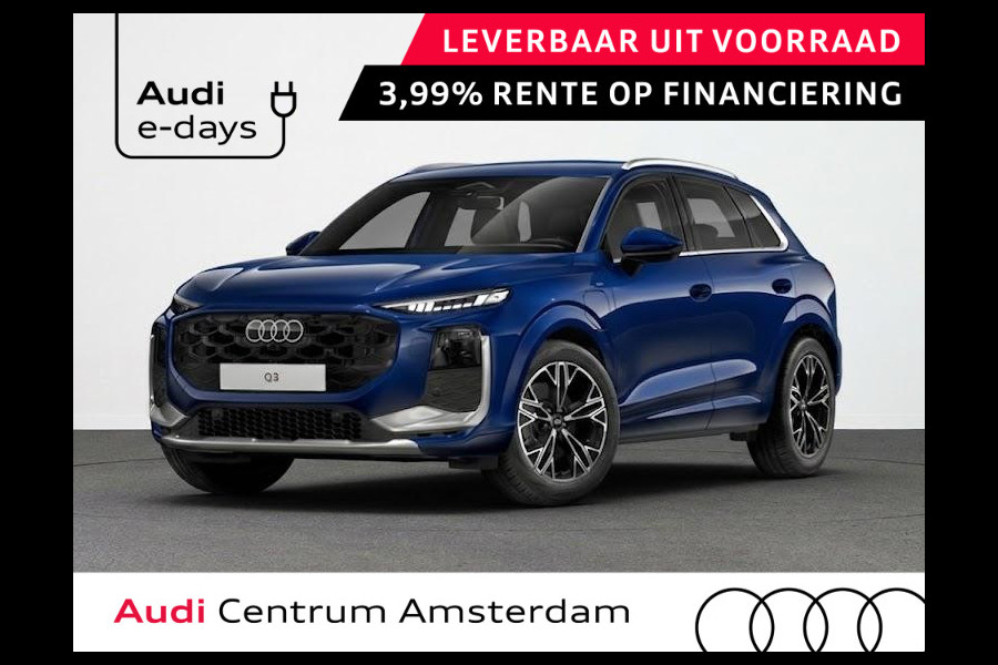 Audi Q3 Advanced edition e-hybrid 272 pk | Techniekpakket plus | S line interieur sportstoelen | Laadconcept compact | Privacy glas |