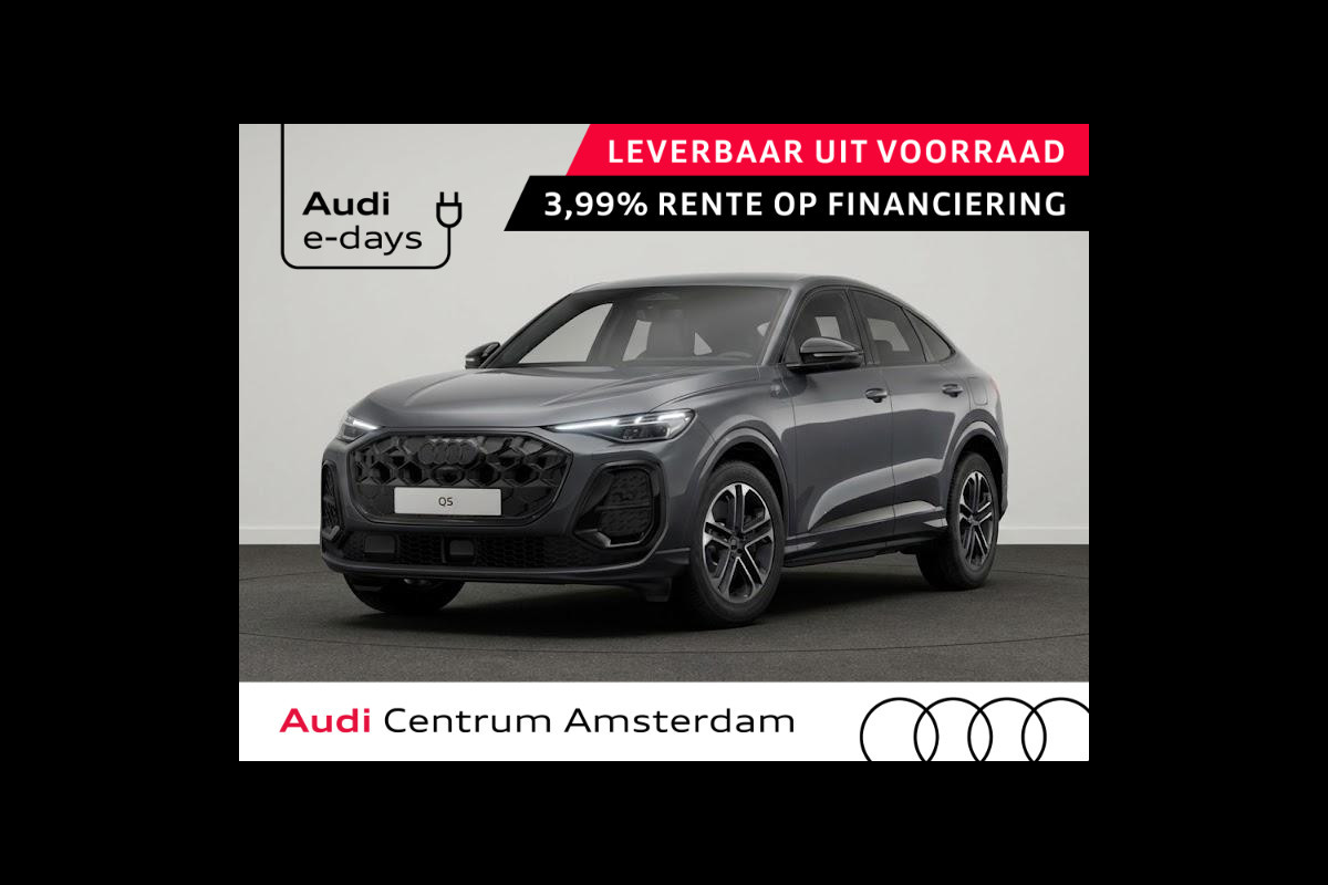 Audi Q5 Sportback S edition e-hybrid 299 pk | Techniekpakket plus | Panorama-glasdak | Optiekpakket zwart-glanzend | Trekhaak, elektr |
