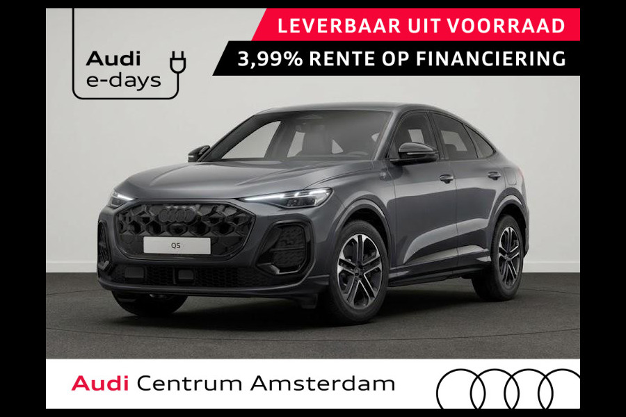 Audi Q5 Sportback S edition e-hybrid 299 pk | Techniekpakket plus | Panorama-glasdak | Optiekpakket zwart-glanzend | Trekhaak, elektr |