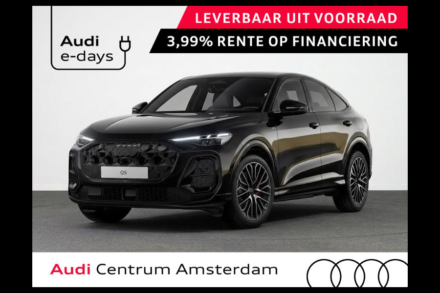 Audi Q5 Sportback S edition e-hybrid 367 pk | Panorama-glasdak | B&O 3D sound | Trekhaak, elektr | Stoelventilatie voor |
