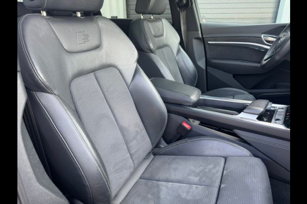 Audi e-tron 55 Quattro 408pk S Edition 95 kWh SOH 90,8% Zeer Complete Auto Black on Black
