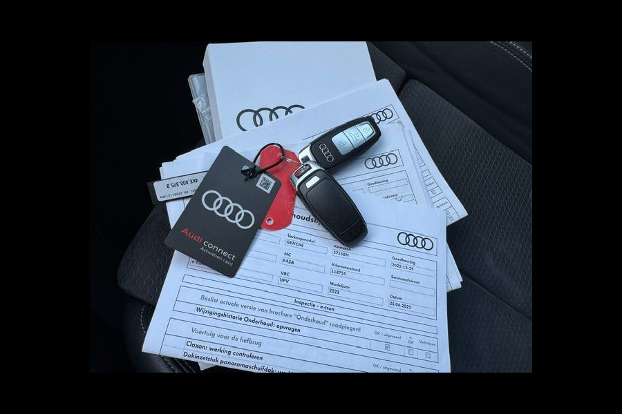 Audi e-tron 55 Quattro 408pk S Edition 95 kWh SOH 90,8% Zeer Complete Auto Black on Black