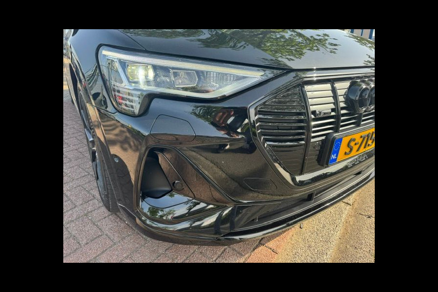 Audi e-tron 55 Quattro 408pk S Edition 95 kWh SOH 90,8% Zeer Complete Auto Black on Black