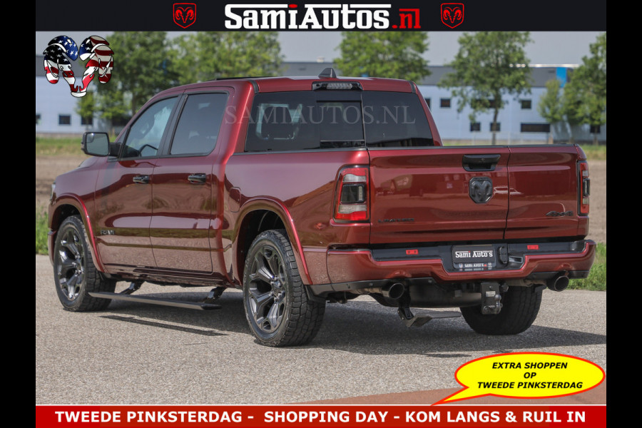 Dodge Ram DELMONICO | LIMITED NIGHT 5.7 V8 | BOM VOL | HUD | LUCHTVERING | MEEST LUXE DUBBELE CABINE | 5 PERSOONS | ROYALE STOELEN MET LUXE BEKLEDING | DC | GRIJSKENTEKEN | Z.G.A.N | EERSTE EIGENAAR | ORIGINELE NEDERLANDSE AUTO |