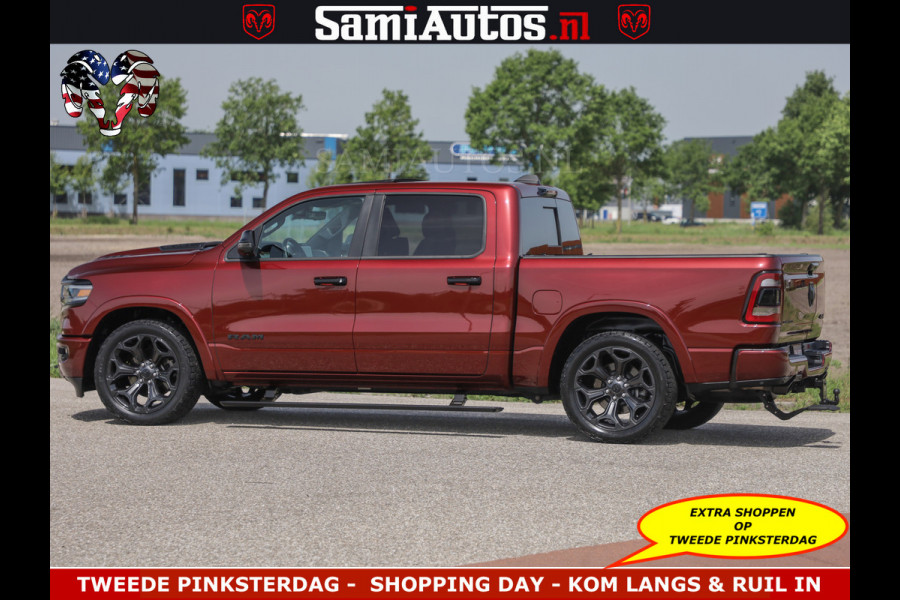 Dodge Ram DELMONICO | LIMITED NIGHT 5.7 V8 | BOM VOL | HUD | LUCHTVERING | MEEST LUXE DUBBELE CABINE | 5 PERSOONS | ROYALE STOELEN MET LUXE BEKLEDING | DC | GRIJSKENTEKEN | Z.G.A.N | EERSTE EIGENAAR | ORIGINELE NEDERLANDSE AUTO |