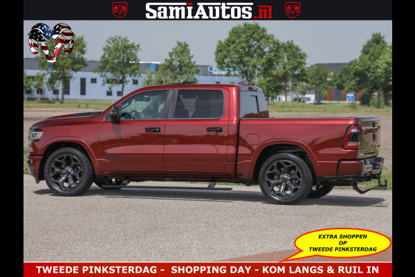Dodge Ram DELMONICO | LIMITED NIGHT 5.7 V8 | BOM VOL | HUD | LUCHTVERING | MEEST LUXE DUBBELE CABINE | 5 PERSOONS | ROYALE STOELEN MET LUXE BEKLEDING | DC | GRIJSKENTEKEN | Z.G.A.N | EERSTE EIGENAAR | ORIGINELE NEDERLANDSE AUTO |