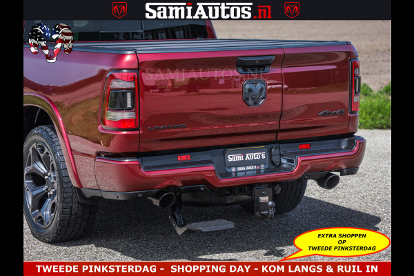 Dodge Ram DELMONICO | LIMITED NIGHT 5.7 V8 | BOM VOL | HUD | LUCHTVERING | MEEST LUXE DUBBELE CABINE | 5 PERSOONS | ROYALE STOELEN MET LUXE BEKLEDING | DC | GRIJSKENTEKEN | Z.G.A.N | EERSTE EIGENAAR | ORIGINELE NEDERLANDSE AUTO |