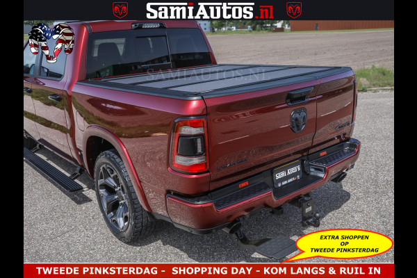 Dodge Ram DELMONICO | LIMITED NIGHT 5.7 V8 | BOM VOL | HUD | LUCHTVERING | MEEST LUXE DUBBELE CABINE | 5 PERSOONS | ROYALE STOELEN MET LUXE BEKLEDING | DC | GRIJSKENTEKEN | Z.G.A.N | EERSTE EIGENAAR | ORIGINELE NEDERLANDSE AUTO |