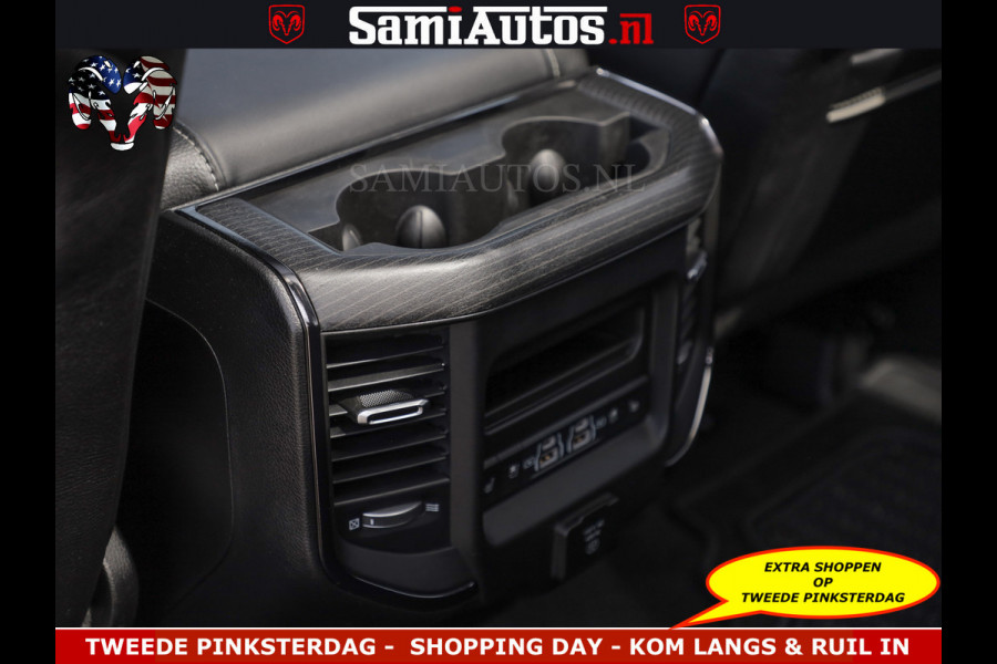 Dodge Ram DELMONICO | LIMITED NIGHT 5.7 V8 | BOM VOL | HUD | LUCHTVERING | MEEST LUXE DUBBELE CABINE | 5 PERSOONS | ROYALE STOELEN MET LUXE BEKLEDING | DC | GRIJSKENTEKEN | Z.G.A.N | EERSTE EIGENAAR | ORIGINELE NEDERLANDSE AUTO |