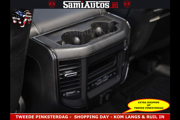 Dodge Ram DELMONICO | LIMITED NIGHT 5.7 V8 | BOM VOL | HUD | LUCHTVERING | MEEST LUXE DUBBELE CABINE | 5 PERSOONS | ROYALE STOELEN MET LUXE BEKLEDING | DC | GRIJSKENTEKEN | Z.G.A.N | EERSTE EIGENAAR | ORIGINELE NEDERLANDSE AUTO |