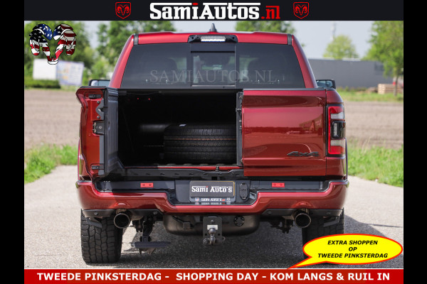 Dodge Ram DELMONICO | LIMITED NIGHT 5.7 V8 | BOM VOL | HUD | LUCHTVERING | MEEST LUXE DUBBELE CABINE | 5 PERSOONS | ROYALE STOELEN MET LUXE BEKLEDING | DC | GRIJSKENTEKEN | Z.G.A.N | EERSTE EIGENAAR | ORIGINELE NEDERLANDSE AUTO |