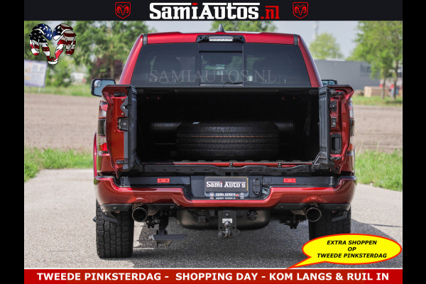Dodge Ram DELMONICO | LIMITED NIGHT 5.7 V8 | BOM VOL | HUD | LUCHTVERING | MEEST LUXE DUBBELE CABINE | 5 PERSOONS | ROYALE STOELEN MET LUXE BEKLEDING | DC | GRIJSKENTEKEN | Z.G.A.N | EERSTE EIGENAAR | ORIGINELE NEDERLANDSE AUTO |