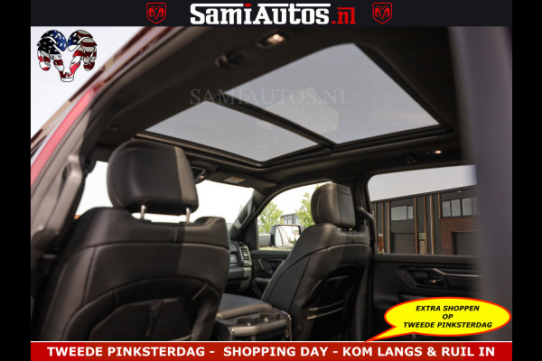 Dodge Ram DELMONICO | LIMITED NIGHT 5.7 V8 | BOM VOL | HUD | LUCHTVERING | MEEST LUXE DUBBELE CABINE | 5 PERSOONS | ROYALE STOELEN MET LUXE BEKLEDING | DC | GRIJSKENTEKEN | Z.G.A.N | EERSTE EIGENAAR | ORIGINELE NEDERLANDSE AUTO |