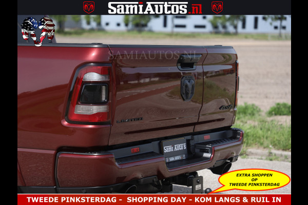 Dodge Ram DELMONICO | LIMITED NIGHT 5.7 V8 | BOM VOL | HUD | LUCHTVERING | MEEST LUXE DUBBELE CABINE | 5 PERSOONS | ROYALE STOELEN MET LUXE BEKLEDING | DC | GRIJSKENTEKEN | Z.G.A.N | EERSTE EIGENAAR | ORIGINELE NEDERLANDSE AUTO |