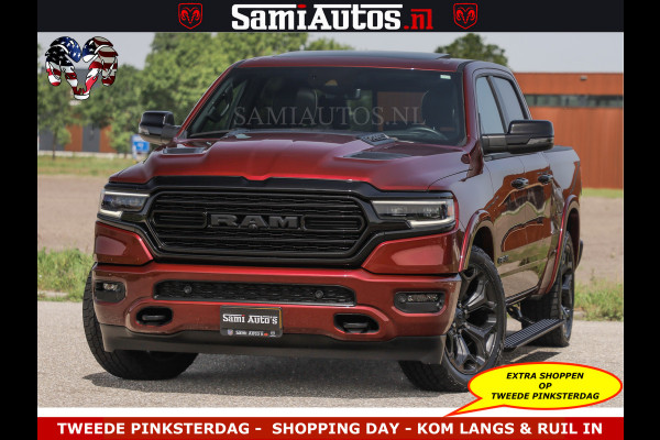 Dodge Ram DELMONICO | LIMITED NIGHT 5.7 V8 | BOM VOL | HUD | LUCHTVERING | MEEST LUXE DUBBELE CABINE | 5 PERSOONS | ROYALE STOELEN MET LUXE BEKLEDING | DC | GRIJSKENTEKEN | Z.G.A.N | EERSTE EIGENAAR | ORIGINELE NEDERLANDSE AUTO |
