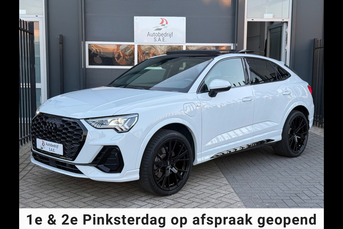Audi Q3 Sportback 45 TFSI e 3x S-Line MATRIX PANO SFEER TREKHAAK KEYLESS