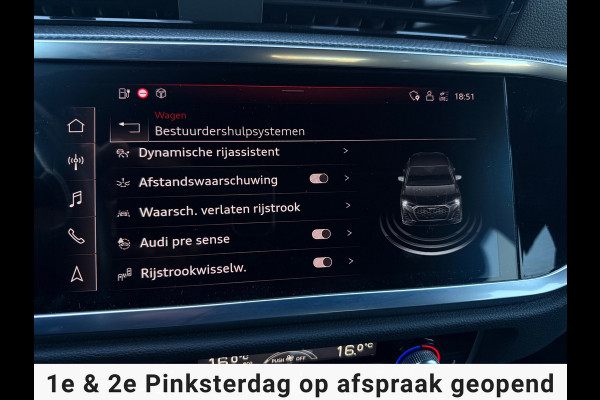Audi Q3 Sportback 45 TFSI e 3x S-Line MATRIX PANO SFEER TREKHAAK KEYLESS