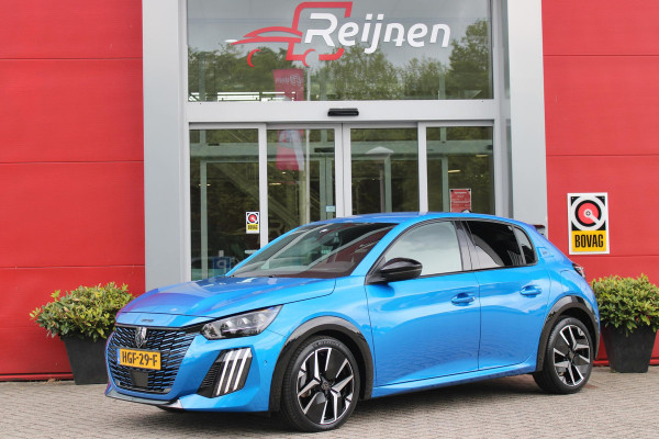 Peugeot 208 1.2 Hybrid 145PK AUTOMAAT GT | NAVIGATIE | DRAADLOZE APPLE CARPLAY/ANDROID AUTO | CAMERA VOOR + ACHTER | FULL LED KOPLAMPEN | LICHTMETALEN VELGEN 17" | DODEHOEK DETECTIE | DRAADLOZE TELEFOONLADER | KEYLESS ENTRY/START | DAB+ RADIO | ADAPTIVE CRUISE CONTROL |