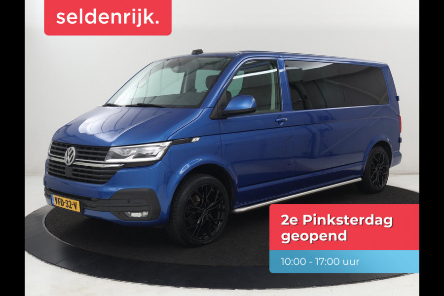 Volkswagen Transporter 2.0 TDI L2H1 30 DC Highline | Leder/Alcantara | Stoelverwarming | Trekhaak | Carplay | Camera | Adaptive cruise | Full LED | Navigatie | Parkeerhulp | 19'' | 5-Persoons | Origineel NL