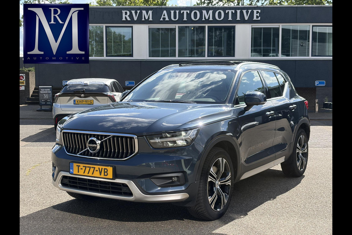 Volvo XC40 1.5 T5 Recharge Inscription AUTOMAAT | TREKHAAK | PANORAMADAK | LEDER| DEALER ONDERHOUDEN| HARMAN KARDON| DODE HOEK SENSOR| 360 CAMERA|