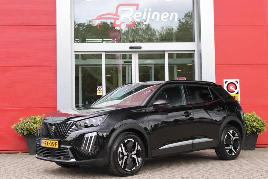 Peugeot 2008 1.2 Hybrid 145PK AUTOMAAT GT | ELEKTRISCH BEDIENBARE BESTUURDERSSTOEL | NAVIGATIE | FULL LED KOPLAMPEN | DRAADLOZE APPLE CARPLAY/ANDROID AUTO | ADAPTIVE CRUISE CONTROL | CAMERA VOOR + ACHTER | CLIMATE CONTROL | LICHTMETALEN VELGEN 17" | KEYLESS ENTRY/START | DAB+ RADIO | ALCANTARA/LEDEREN BEKLEDING  | DODEHOEK DETECTIE | PARKEERSENSOREN VOOR + ACHTER | STOEL VERWARMING | DRAADLOZE TELEFOONLADER |