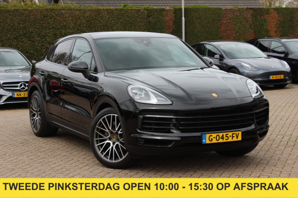 Porsche Cayenne Coupé 3.0 / 61.186 km! / Trekhaak / Camera / Panoramadak / Head-up / Luchtvering / Luxe Leder / Sportchrono / 21'' / Bose / Stuur+Stoelverwarming / Dodehoek / DAB / Cruise Control