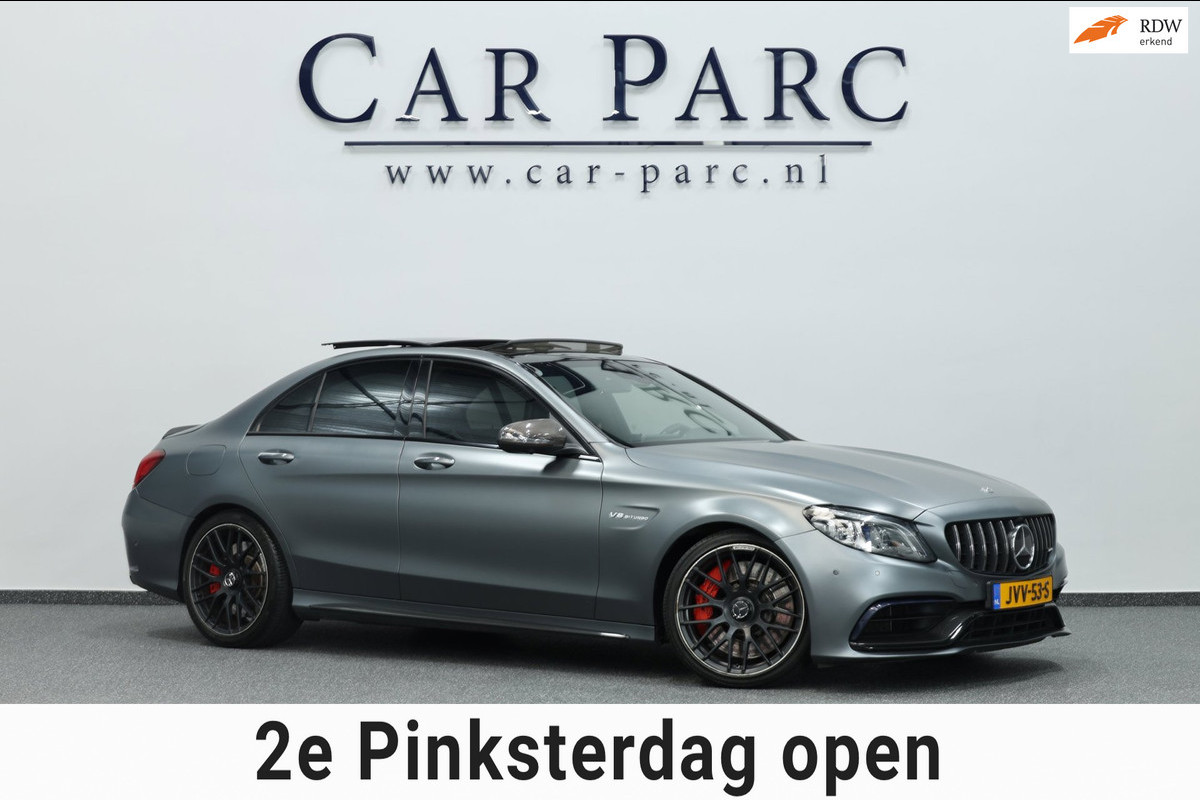 Mercedes-Benz C-Klasse AMG 63 S 510+PK MULTIBEAM/VIRTUAL/SFEER/PANO/SCHAAL+LEER+S.VERKOELING/19" LMV/360 CAM/ACC/12 MDN GARANTIE!