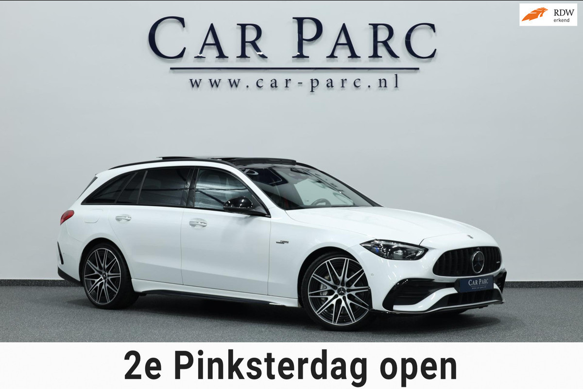 Mercedes-Benz C-Klasse AMG 43 4MATIC 408+PK BTW/VIRTUAL/SFEER/PANO/LEER+S.VERWARMING+MEMORY/20"/360/LINE/ACC/ECC/12 MDN GARANTIE!