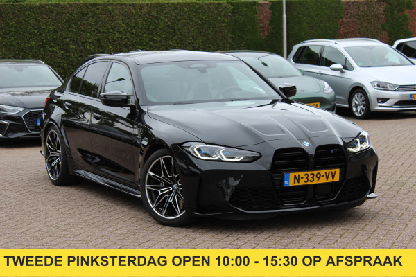 BMW 3 Serie M3 Competition / 360Camera / Carbon / Head-up / Keyless / Leder / 19'' / CarPlay / Dealer onderhouden / Stuur+Stoelverwarming / Dodehoek / DAB / ACC