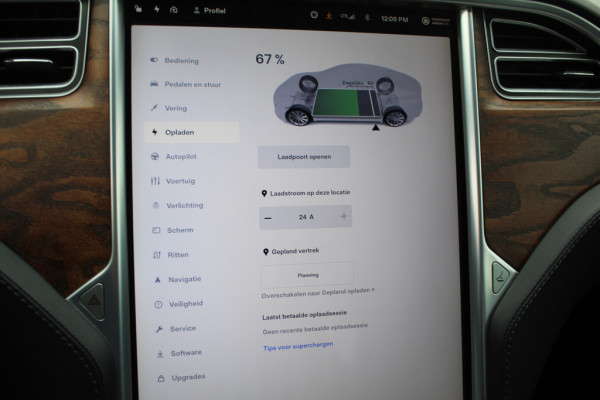Tesla Model S 100D / Autopilot 2.5 / Luchtvering / Panoramadak / Performance package / Leder / Navigatie / 20'' / Audio Premium