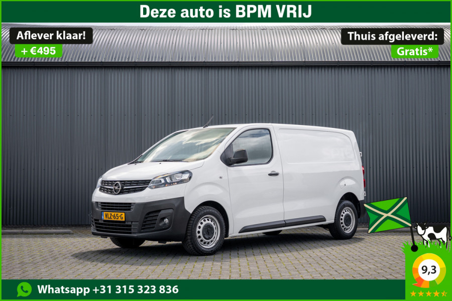 Opel Vivaro 2.0 L2H1 125PK | Bedrijfswageninrichting | Cruise | Carplay | Camera | Airco | PDC | Trekhaak