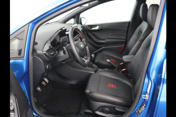 Ford Fiesta 1.0 EcoBoost ST-Line | Stoel & stuurverwarming | Adaptive cruise | Camera | Carplay | Full LED | Half leder | Side Assist | Navigatie | Park Assist | Climate control | Bluetooth