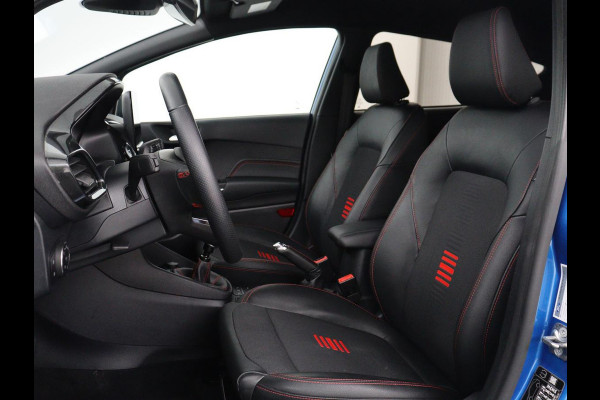 Ford Fiesta 1.0 EcoBoost ST-Line | Stoel & stuurverwarming | Adaptive cruise | Camera | Carplay | Full LED | Half leder | Side Assist | Navigatie | Park Assist | Climate control | Bluetooth