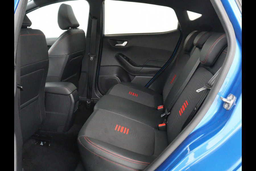 Ford Fiesta 1.0 EcoBoost ST-Line | Stoel & stuurverwarming | Adaptive cruise | Camera | Carplay | Full LED | Half leder | Side Assist | Navigatie | Park Assist | Climate control | Bluetooth