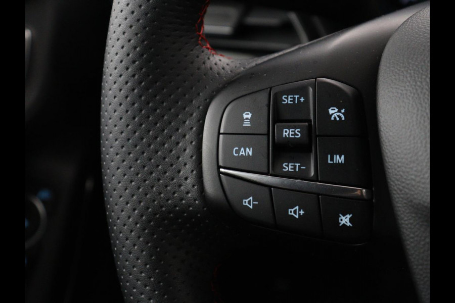 Ford Fiesta 1.0 EcoBoost ST-Line | Stoel & stuurverwarming | Adaptive cruise | Camera | Carplay | Full LED | Half leder | Side Assist | Navigatie | Park Assist | Climate control | Bluetooth