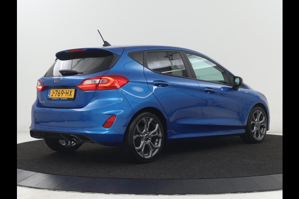 Ford Fiesta 1.0 EcoBoost ST-Line | Stoel & stuurverwarming | Adaptive cruise | Camera | Carplay | Full LED | Half leder | Side Assist | Navigatie | Park Assist | Climate control | Bluetooth