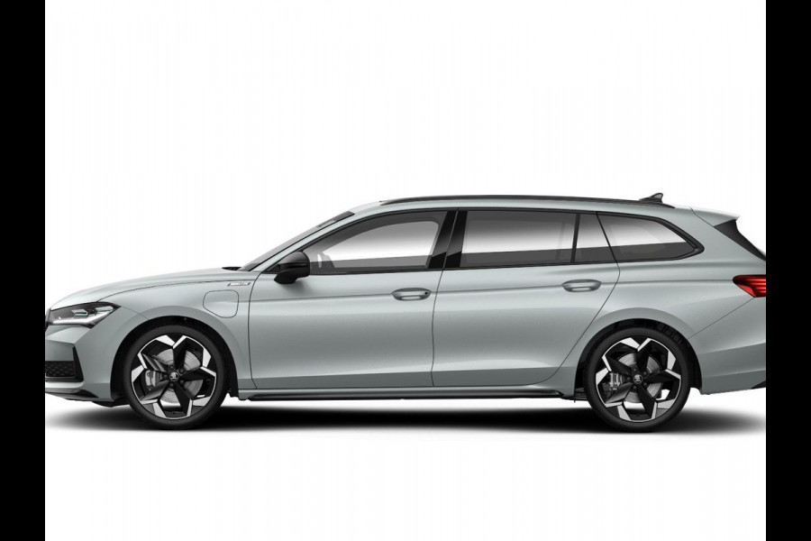 Škoda Superb Combi Sportline Business PHEV 1.5 TSI 204 pk 6 versn. DSG | Panoramadak | Wegklapbare trekhaak | Winter pakket | 19 inch lichtmetalen velgen