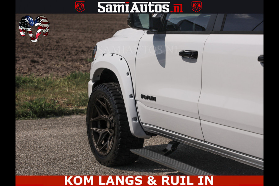 Dodge Ram LIMITED H.O 540PK 706Nm | Massage + Full Option | De Meest Luxe en Volle Pick-Up in zijn Klasse | Comfortabele Dubbele Cabine met Royale 5 Zitplaatsen | BPM vrij | Nu Leverbaar uit Voorraad | Voorraad Nr 2336 - 7700