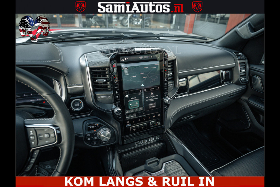 Dodge Ram LIMITED H.O 540PK 706Nm | Massage + Full Option | De Meest Luxe en Volle Pick-Up in zijn Klasse | Comfortabele Dubbele Cabine met Royale 5 Zitplaatsen | BPM vrij | Nu Leverbaar uit Voorraad | Voorraad Nr 2336 - 7700