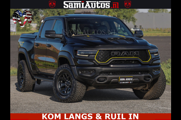 Dodge Ram TRX BLACK OPS HELLCAT | 6.2 V8 712PK SUPERCHARGER | FULLY LOADED | CARBON | BLACK ON BLACK | CREW CAB | DUBBELE CABINE | 5 PERSOONS |