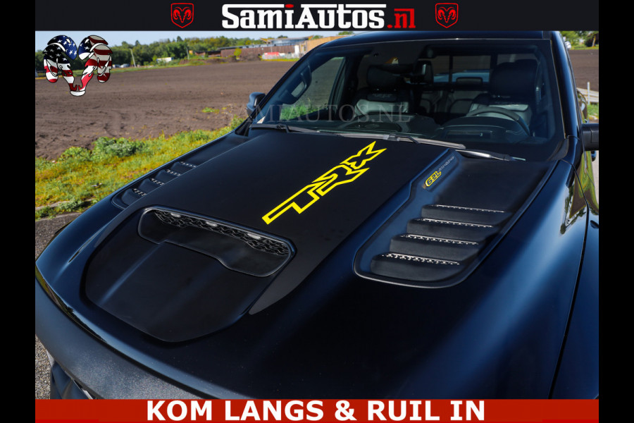 Dodge Ram TRX BLACK OPS HELLCAT | 6.2 V8 712PK SUPERCHARGER | FULLY LOADED | CARBON | BLACK ON BLACK | CREW CAB | DUBBELE CABINE | 5 PERSOONS |